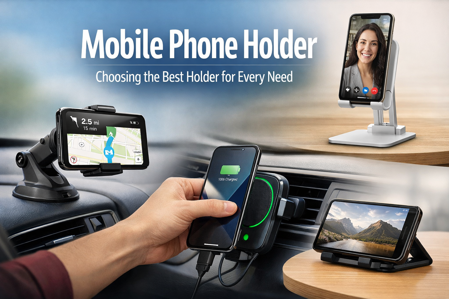 Mobile Phone Holder Buying Guide for Car, Desk & Home